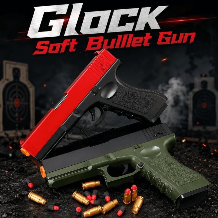 Soft Bullet Toy Gun – Fun Target Blaster for Kids' Play
