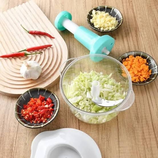 Hand Push Vegetable Chopper – Quick Manual Chopping for Everyday Cooking