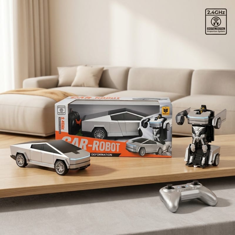 Transforming RC Car Robot – 2-in-1 Remote Control Car & Robot Toy